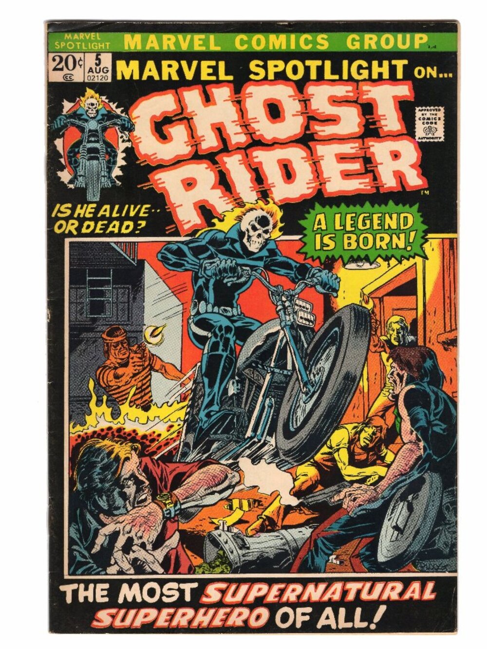 Marvel Spotlight #5 FN- 5.5 1st Ghost Rider Johnny Blaze Marvel 1972 Key Issue